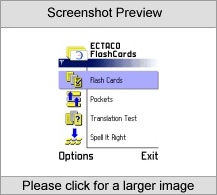 ECTACO FlashCards English <-> Hungarian for Nokia Screenshot